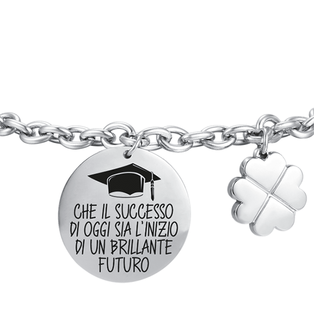 BRACCIALE DONNA IN ACCIAIO CHE IL SUCCESSO DI OGGI SIA L'INIZIO DI UN BRILLANTE