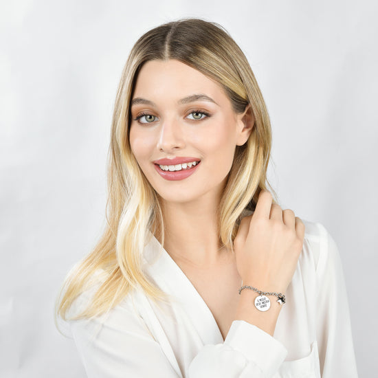BRACCIALE DONNA IN ACCIAIO 30 IL MEGLIO DEVE ANCORA VENIRE