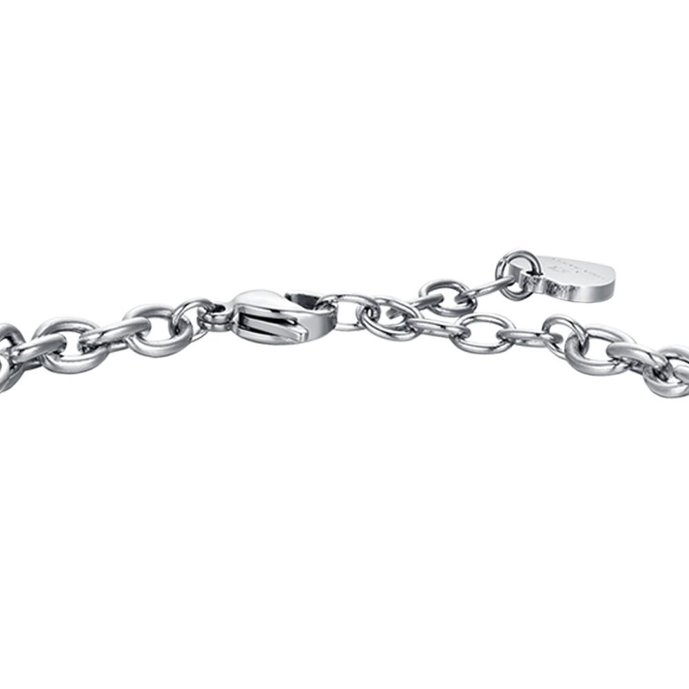 BRACCIALE DONNA IN ACCIAIO SEGNO ZODIACALE SCORPIONE PIASTRA