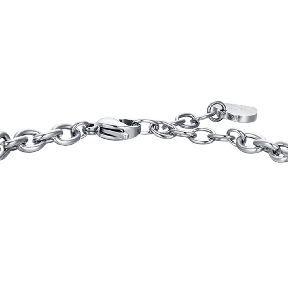 BRACCIALE DONNA IN ACCIAIO SEGNO ZODIACALE SAGITTARIO PIASTRA
