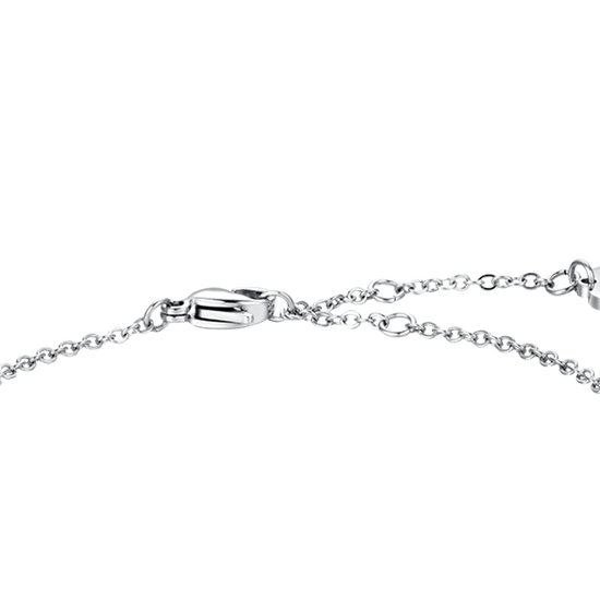 Boho Bracciale A Catena Con Cristalli E Cuore - Dainty Gioiello Regolabile Per Donna, Ragazza, Amica