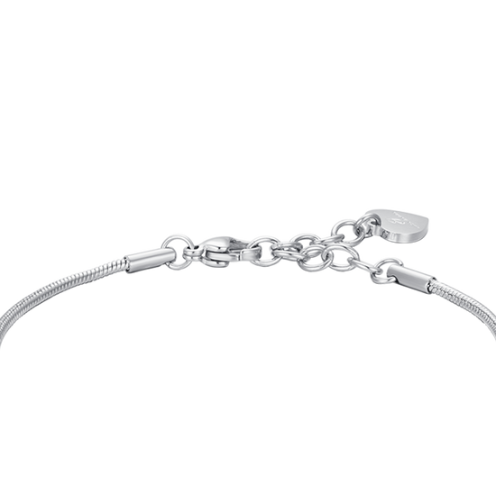 BRACCIALE DONNA IN ACCIAIO STELLE CON CRISTALLI BIANCHI