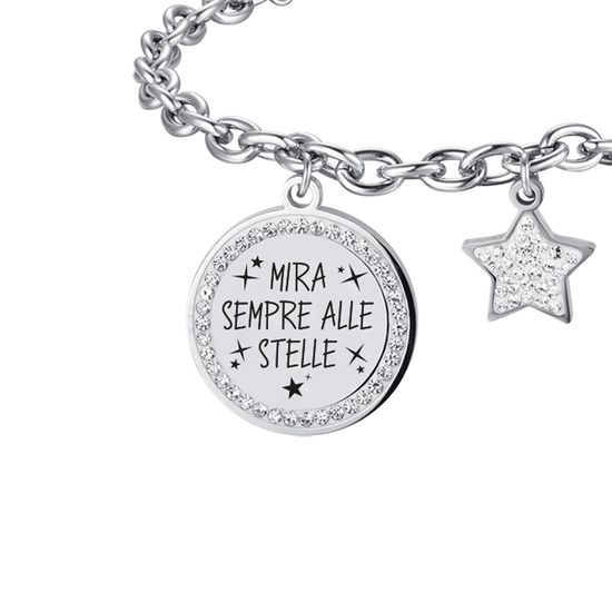 BRACCIALE DONNA IN ACCIAIO MIRA SEMPRE ALLE STELLE