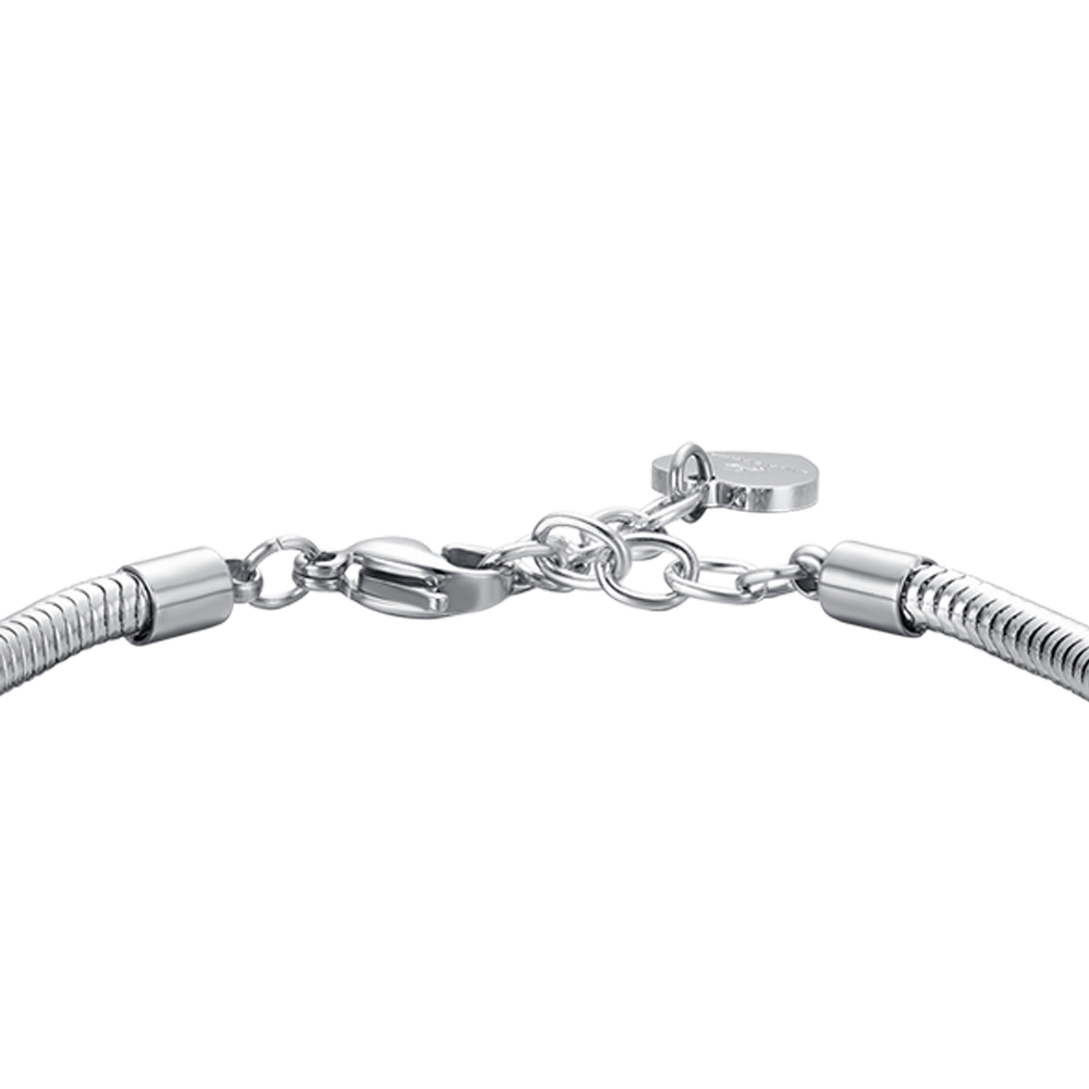 BRACCIALE DONNA IN ACCIAIO UNA VERA AMICA E' PER TUTTA LA VITA