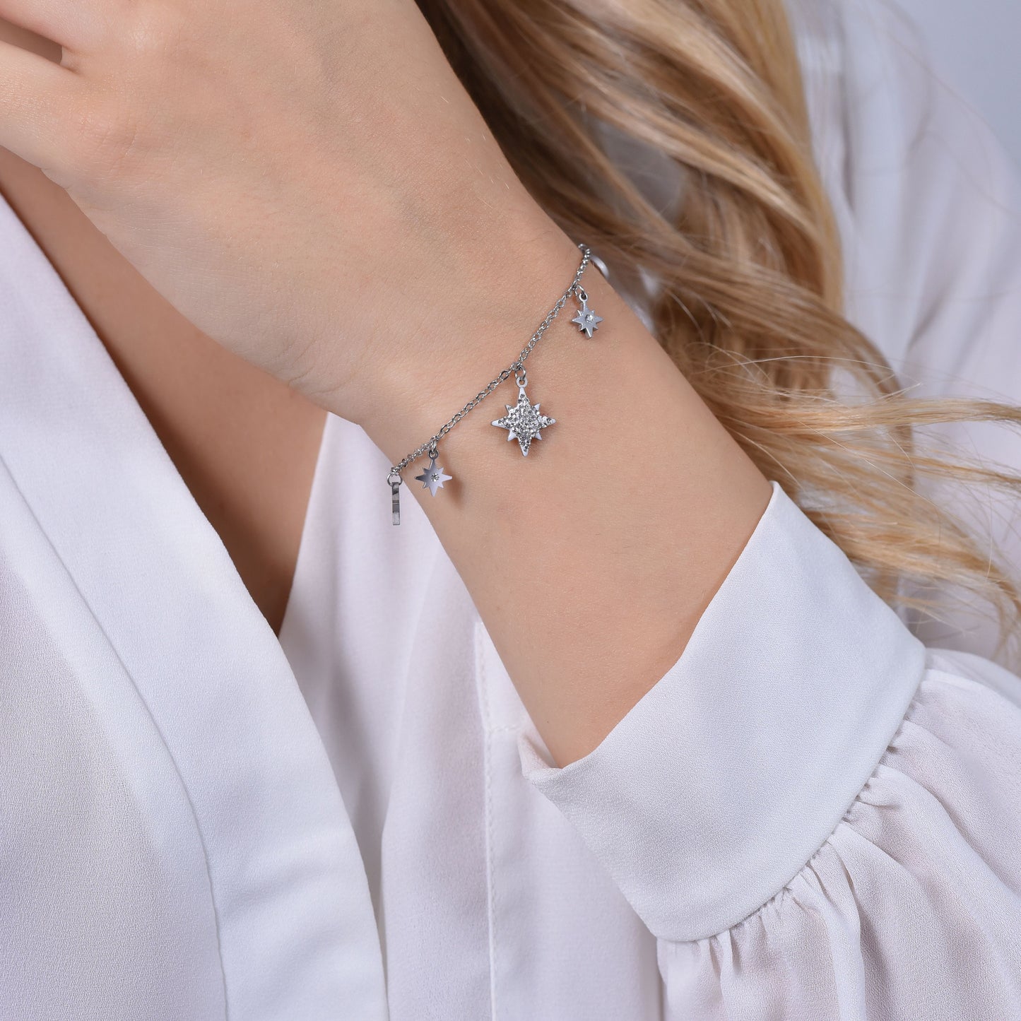 Bracciale da Donna in Argento Sterling 925, Gioielli Donna Bracciale da Donna in Argento Sterling 925, Gioielli Donna