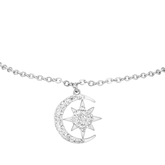 BRACCIALE DONNA IN ACCIAIO STELLA E LUNA