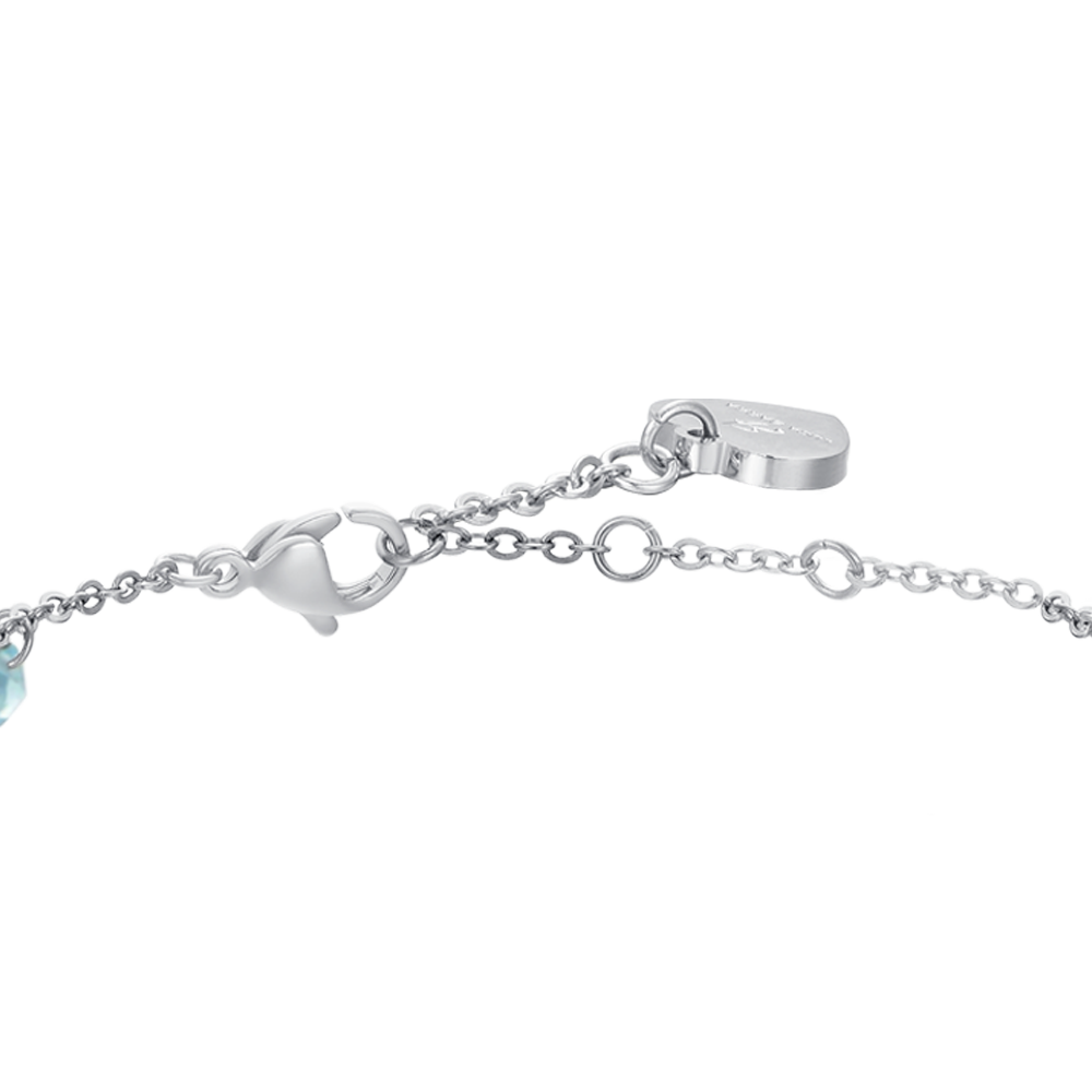 BRACCIALE DONNA IN ACCIAIO CRISTALLI MULTICOLOR