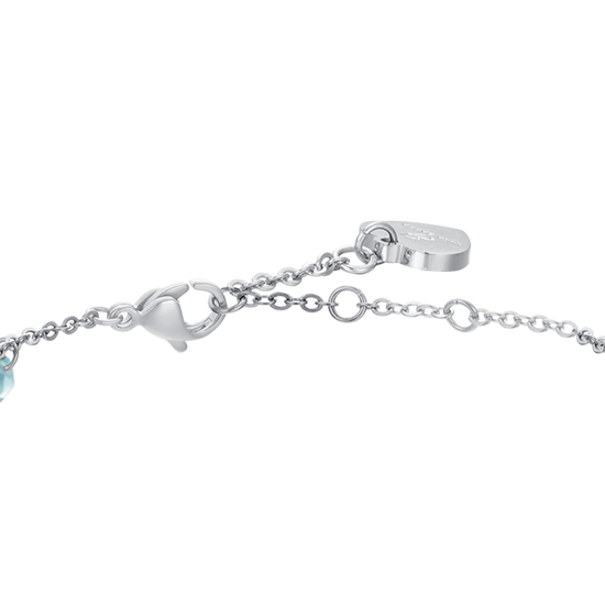 BRACCIALE DONNA IN ACCIAIO CRISTALLI MULTICOLOR