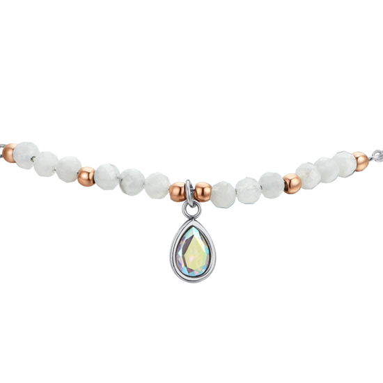 BRACCIALE DONNA IN ACCIAIO AGATA BIANCA