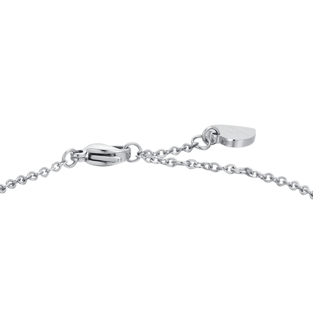 BRACCIALE DONNA IN ACCIAIO AGATA BIANCA BRACCIALE DONNA IN ACCIAIO AGATA BIANCA