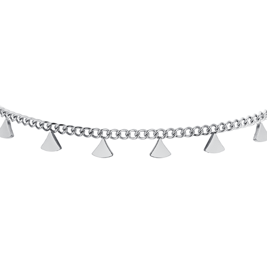 BRACCIALE DONNA IN ACCIAIO CON TRIANGOLI