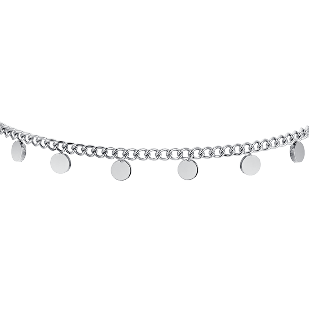 BRACCIALE DONNA IN ACCIAIO CON CERCHI