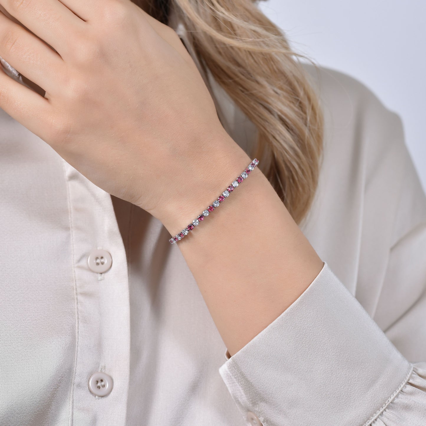 Braccialetto da Tennis con strass dal Design unico bracci da donna delicati con Braccialetto da Tennis con strass dal Design unico bracci da donna delicati con