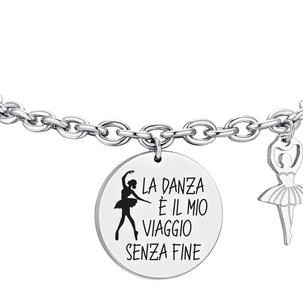 BRACCIALE DONNA IN ACCIAIO BALLERINA