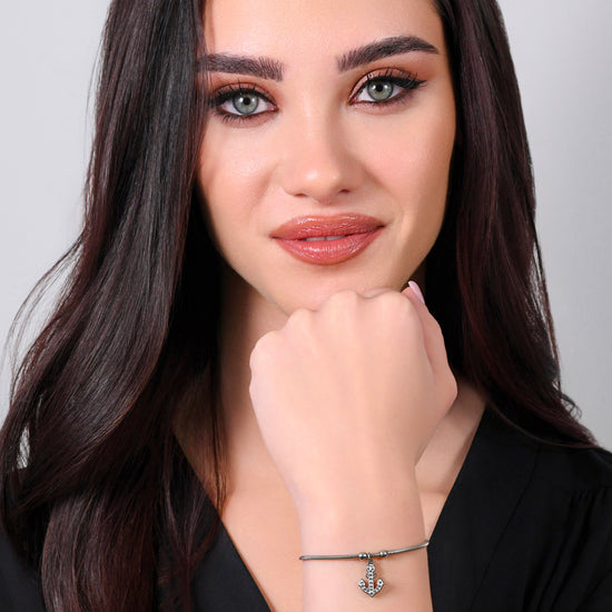 BRACCIALE DONNA IN ACCIAIO CON ANCORA