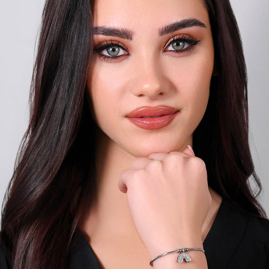 BRACCIALE DONNA IN ACCIAIO CON ARCOBALENO