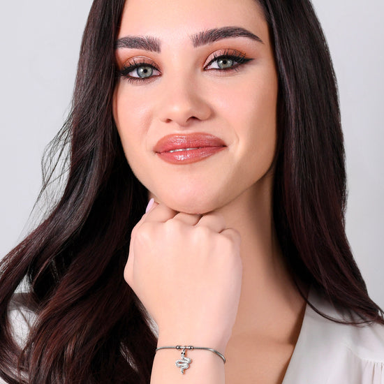 BRACCIALE DONNA IN ACCIAIO CON SERPENTE