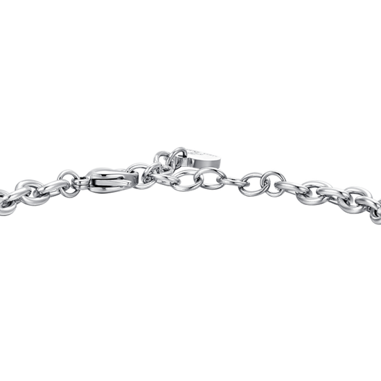 BRACCIALE DONNA IN ACCIAIO QUADRIFOGLIO GIREVOLE