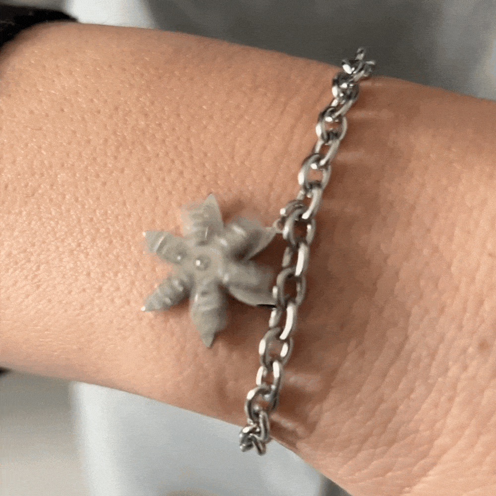 FOCALOOK Bracciale Rigido Albero Della Vita In Acciaio Inox 316L Placcato Oro - Gioiello Boemo Regolabile Per Donna