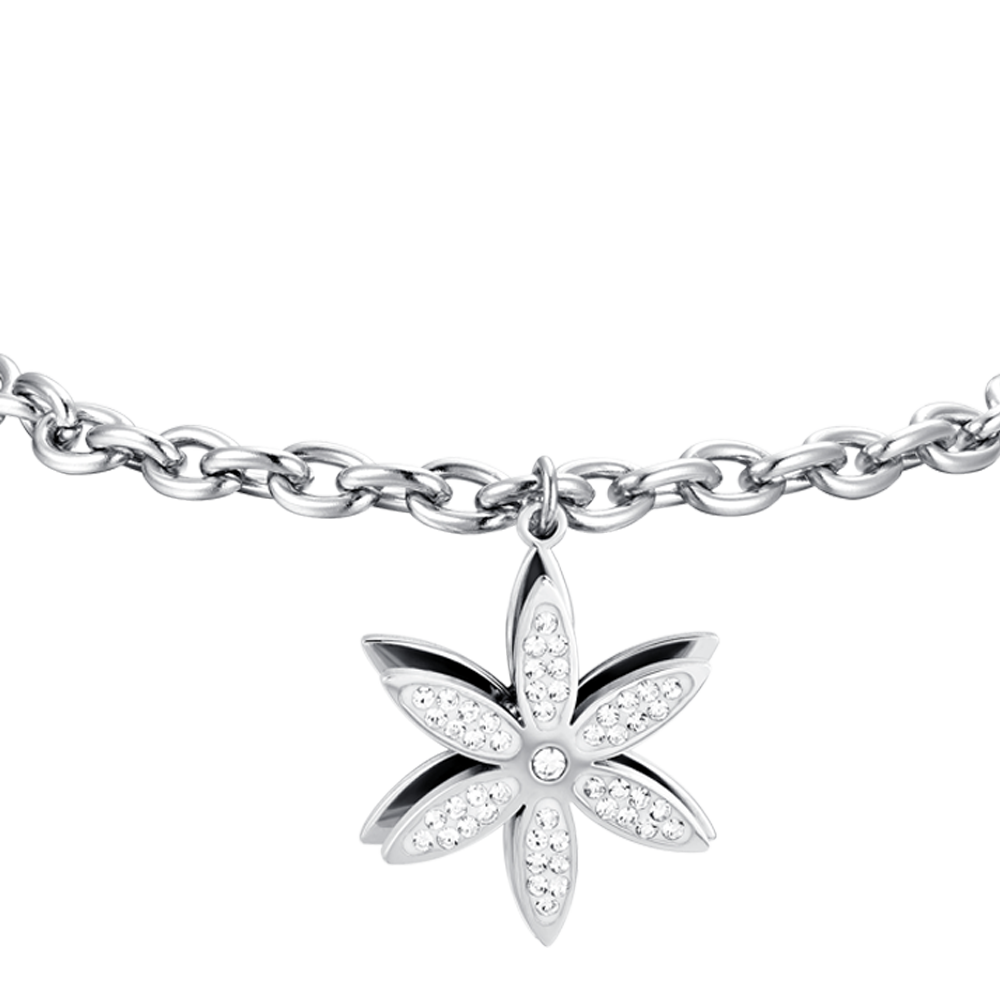 BRACCIALE DONNA IN ACCIAIO FIORE DELLA VITA GIREVOLE