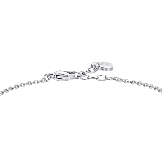 BRACCIALE DONNA IN ACCIAIO CRISTALLI VERDE