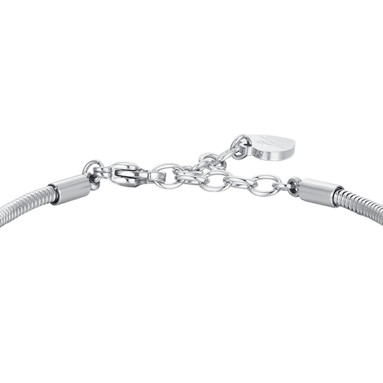 BRACCIALE DONNA IN ACCIAIO BORSA E CRISTALLI