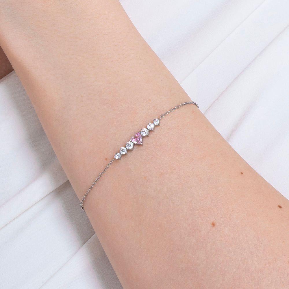 Bracciale con zirconi cubici - Italia Bracciale con zirconi cubici - Italia