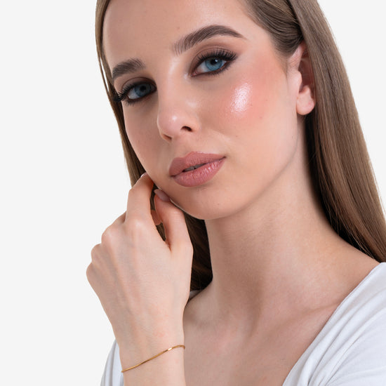 BRACCIALE DONNA IN ACCIAIO  IP GOLD