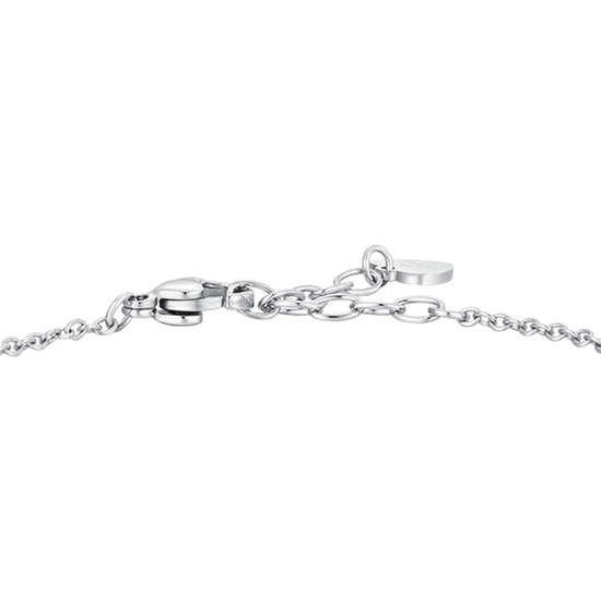 Carica immagine nella Galleria BRACCIALE DONNA IN ACCIAIO CON ZIRCONI BLU
