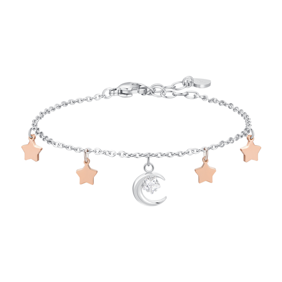 Nomination Bracciale Life Poetry argento dorato luna con pavè di zirconi | Acquista su Nomination Bracciale Life Poetry argento dorato luna con pavè di zirconi | Acquista su