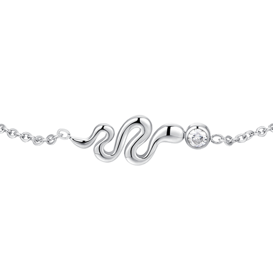 Bracciale Con Catena A Serpente In Argento 925 On - Foto 9