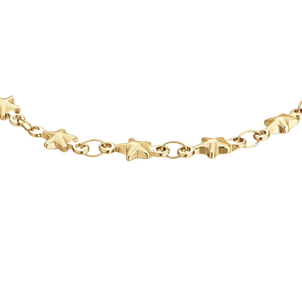 BRACCIALE DONNA IN ACCIAIO IP GOLD CON STELLE
