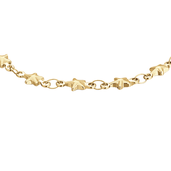 BRACCIALE DONNA IN ACCIAIO IP GOLD CON STELLE