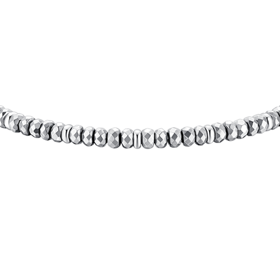 BRACCIALE DONNA IN ACCIAIO CON EMATITE