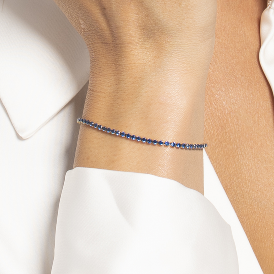 Bracciale tennis Marquise da 6,5 pollici con estensione in oro 16 carati da 4 mm con zirconi cubici verdi, trasparenti e rosa / WA-1788 ~ WA-1790 - Italia Bracciale tennis Marquise da 6,5 pollici con estensione in oro 16 carati da 4 mm con zirconi cubici verdi, trasparenti e rosa / WA-1788 ~ WA-1790 - Italia