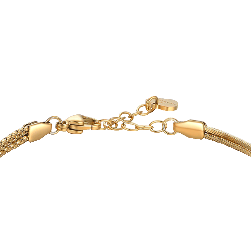 BRACCIALE DONNA IN ACCIAIO IP GOLD CON NODO