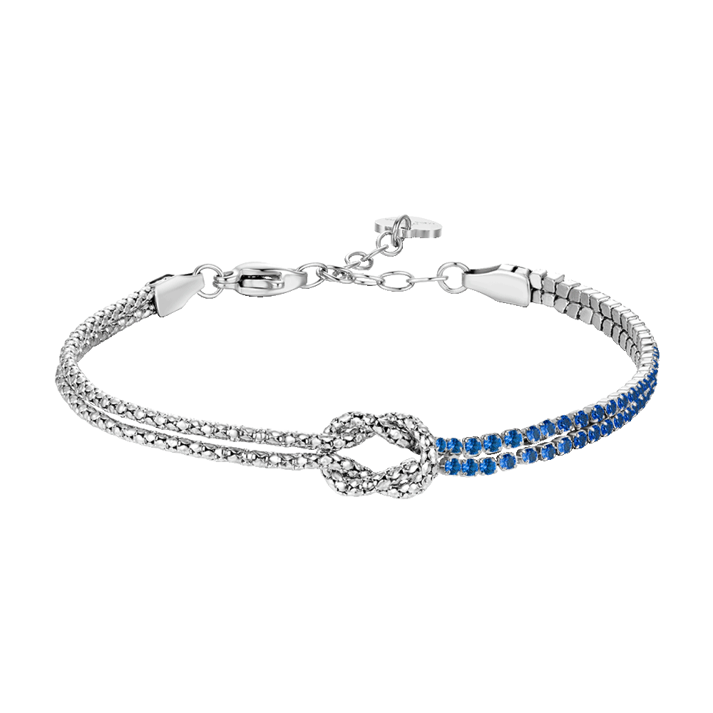 Baciamano GF - Bracciale Donna Argento 925 E Zirconi Bianchi - Foto 12