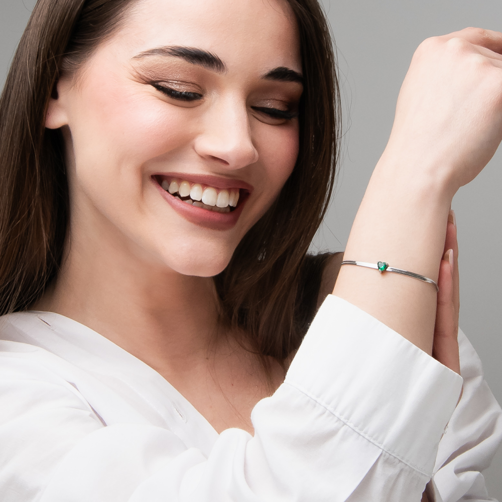 Sofia Milani Bracciale Donna Argento 925 – Ciondolo Sfera Con Zirconi – Placcato Oro – In Scatola Regalo