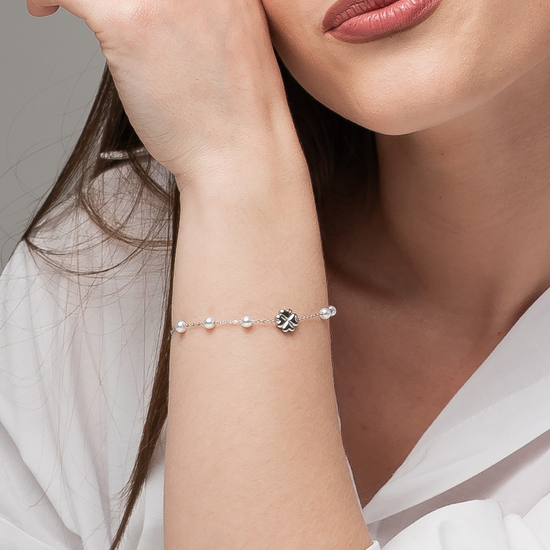Luca Barra Bracciale Donna In Acciaio Con Smalto Nero – Incisione “Colleghe Per Caso Amiche Per Scelta” – Regalo Amicizia Cod. BK2320