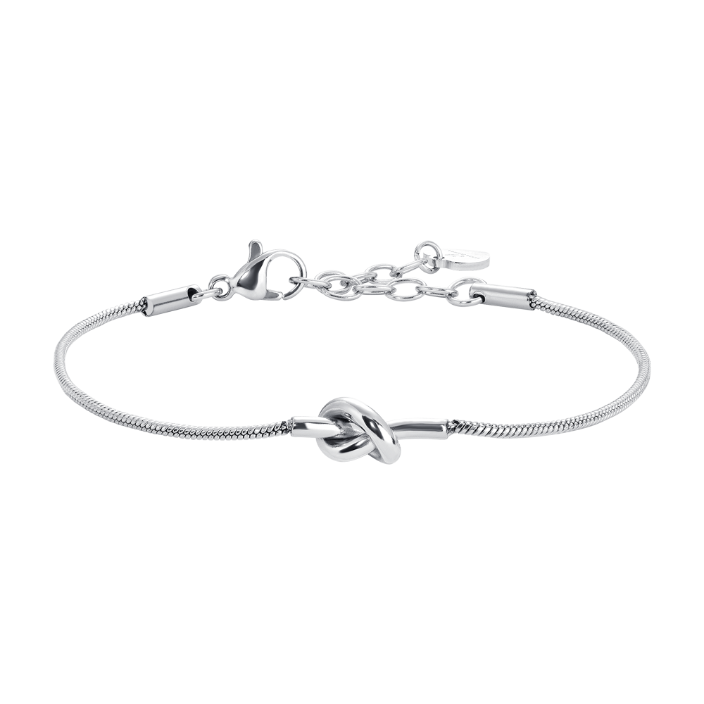 BRACCIALE DONNA IN ACCIAIO CON NODO