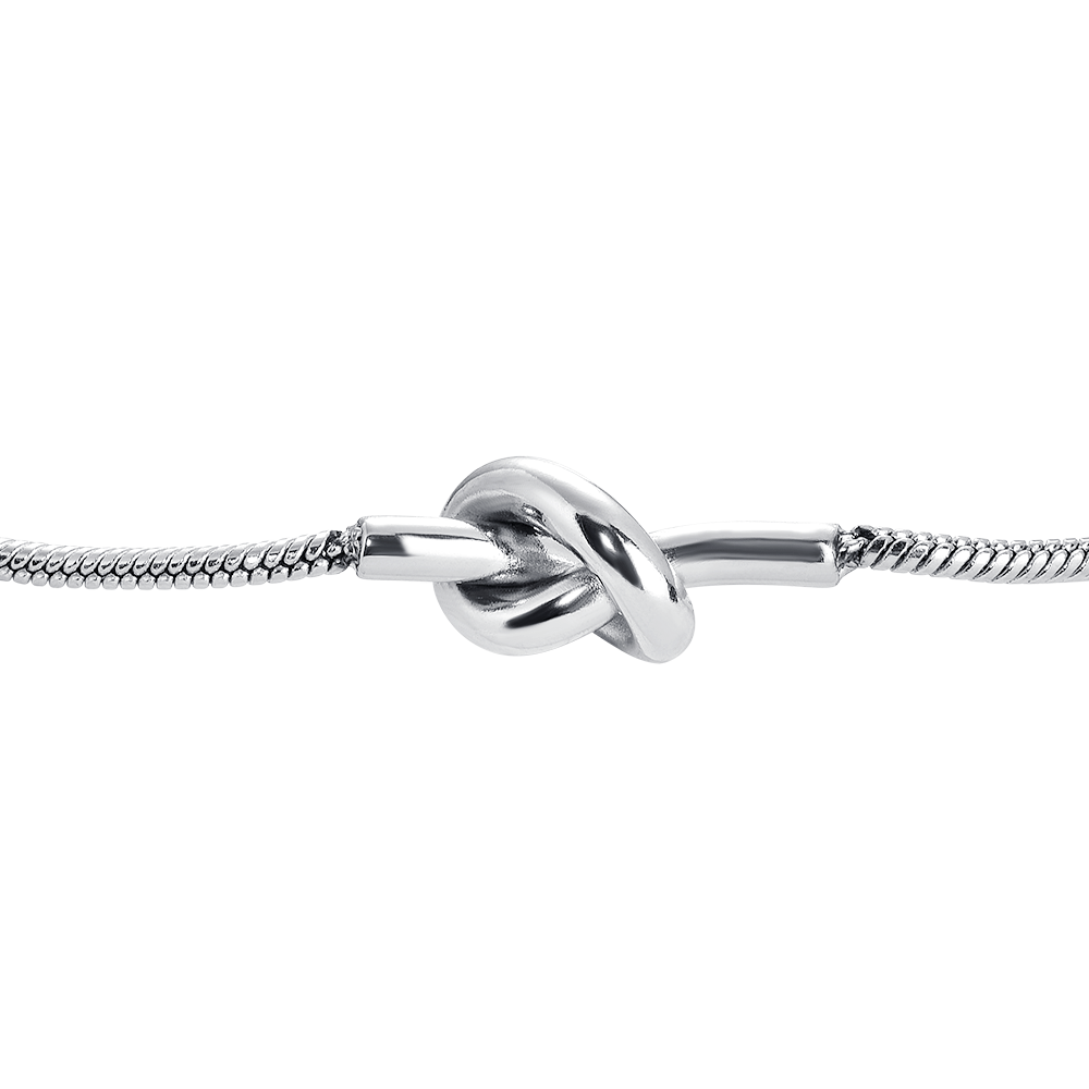 BRACCIALE DONNA IN ACCIAIO CON NODO