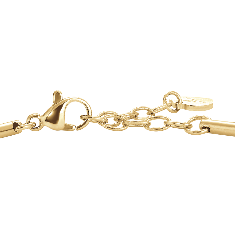 BRACCIALE DONNA IN ACCIAIO IP GOLD CON NODO