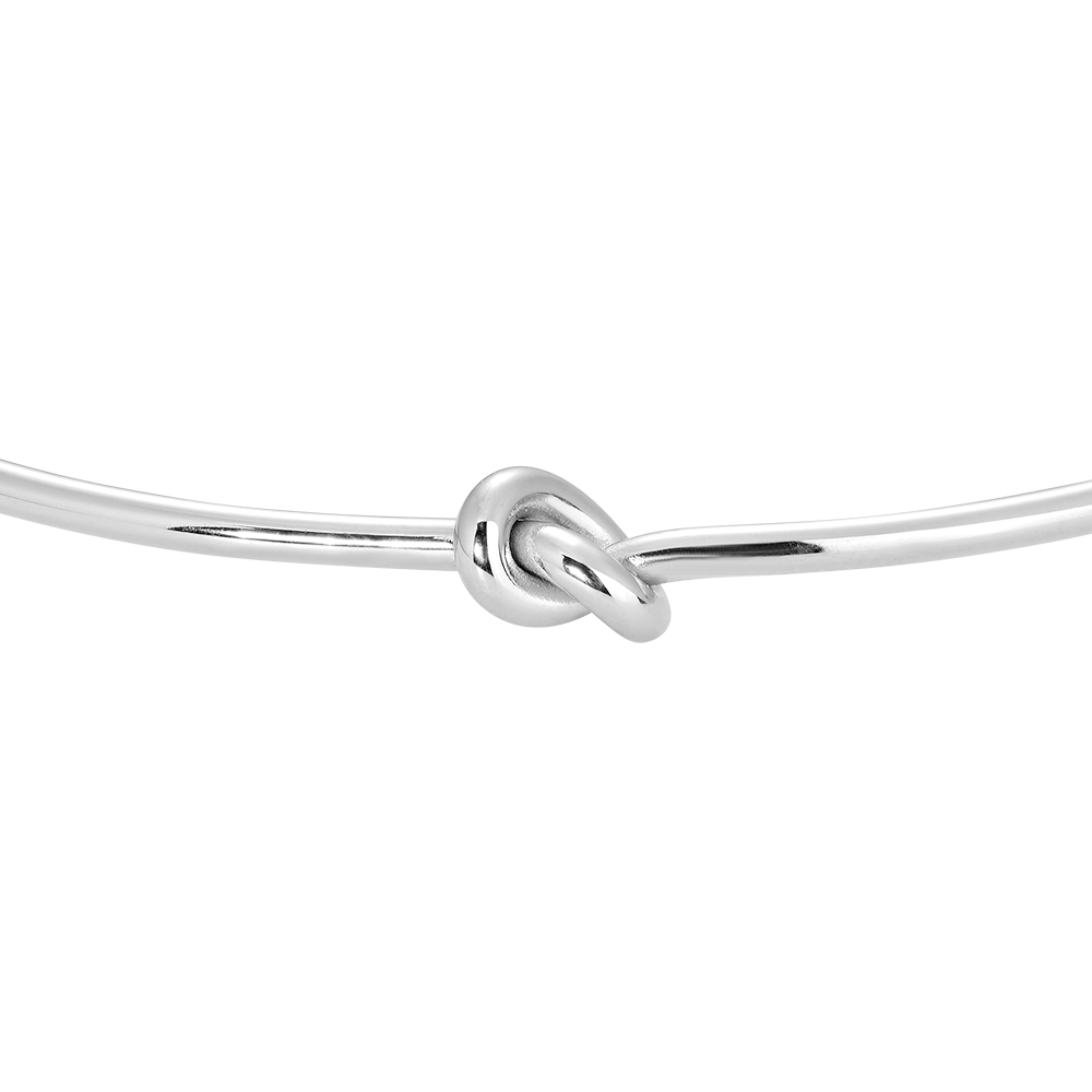 BRACCIALE DONNA IN ACCIAIO CON NODO