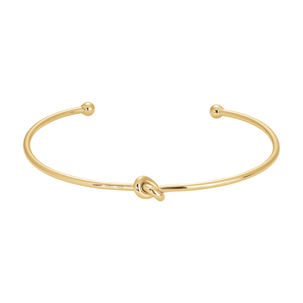 BRACCIALE DONNA IN ACCIAIO IP GOLD CON NODO