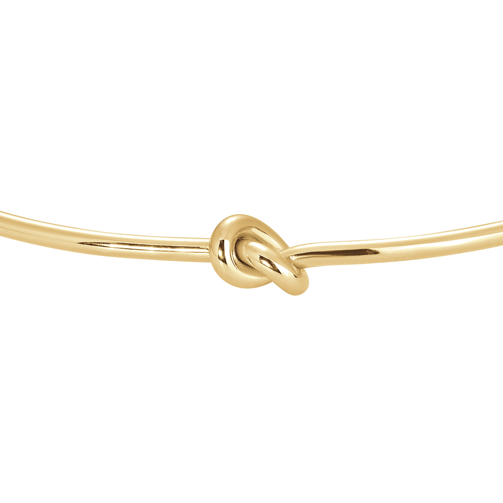 BRACCIALE DONNA IN ACCIAIO IP GOLD CON NODO