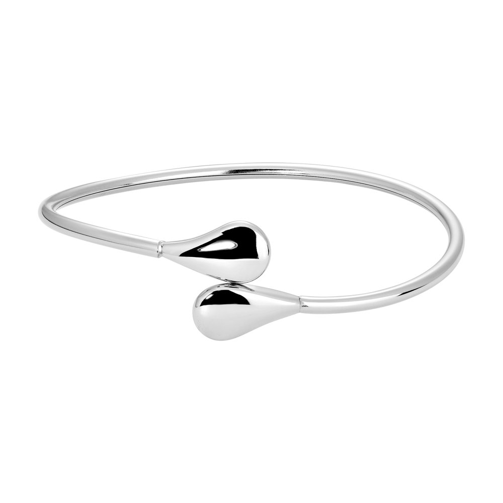 BRACCIALE DONNA IN ACCIAIO CON GOCCE