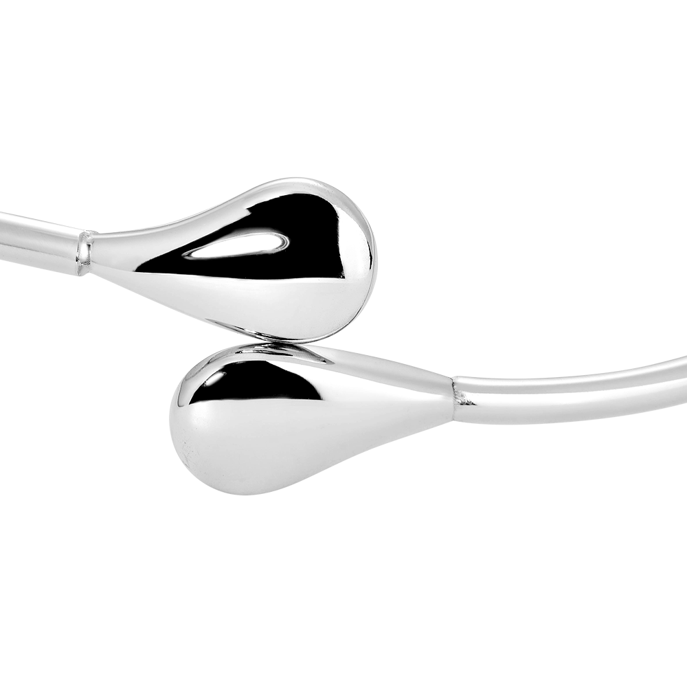 BRACCIALE DONNA IN ACCIAIO CON GOCCE