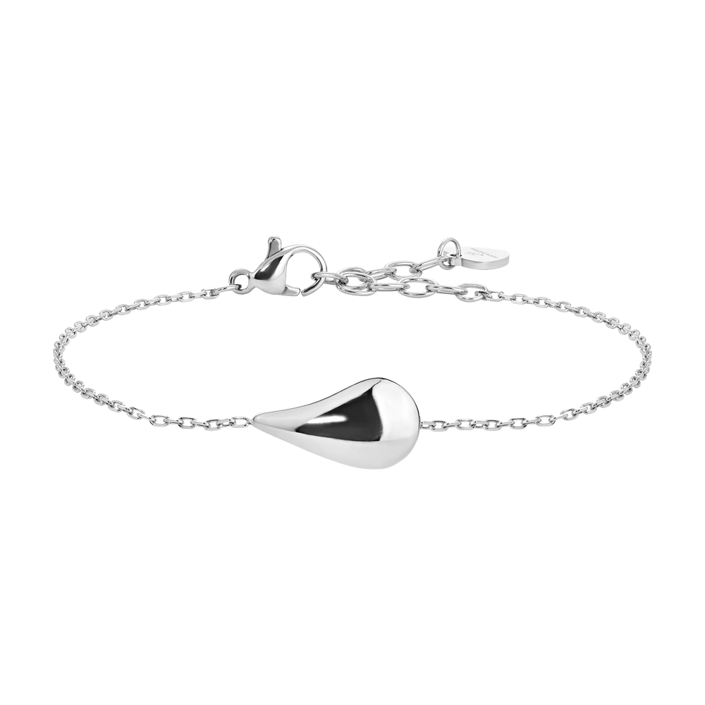 BRACCIALE DONNA IN ACCIAIO CON GOCCIA