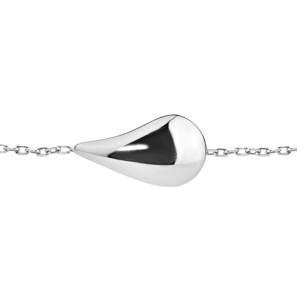 BRACCIALE DONNA IN ACCIAIO CON GOCCIA