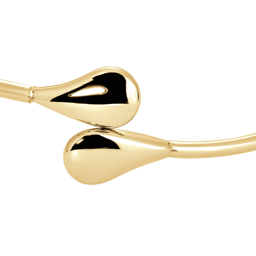 BRACCIALE DONNA IN ACCIAIO IP GOLD CON GOCCE